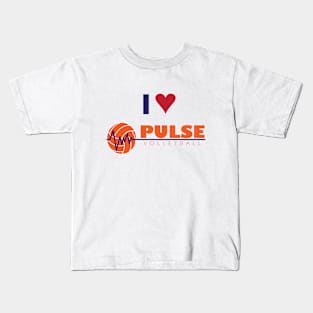 Pulse - I Love Volleyball Kids T-Shirt